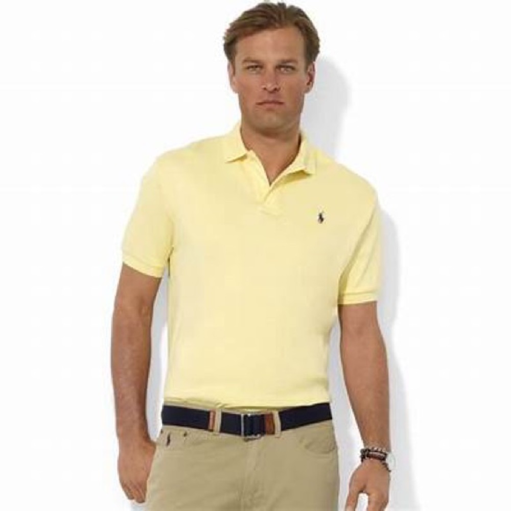 Men’s Polo Ralph Lauren Corn Yellow Shirt XL